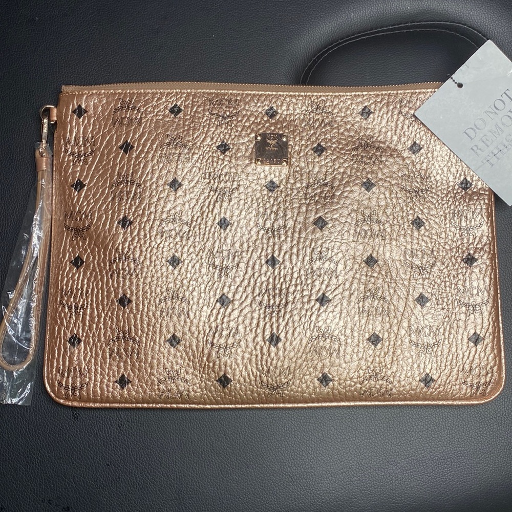 COPY - Rose gold mcm purse never used